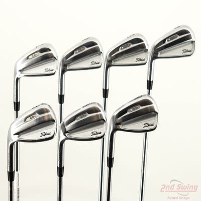 Mint Titleist 2021 T100S Iron Set 4-PW Project X LZ 6.0 Steel Stiff Left Handed Standard STD