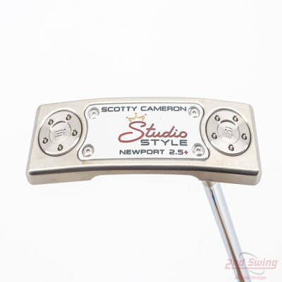 Mint Titleist Scotty Cameron 2025 Studio Style Newport 2.5 Plus Putter Steel Right Handed 34.0in