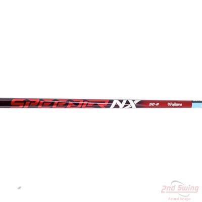 Used W/ TaylorMade LH Adapter Fujikura Speeder NX Red 50 Driver Shaft Regular 44.25in