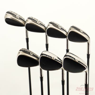 Cleveland HALO XL Full-Face Iron Set 5-PW GW UST Helium Nanocore IP 60 Graphite Regular Right Handed +1/4"