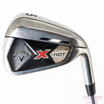 Callaway X Hot N14 Single Iron 5 Iron Callaway Stock Steel Steel Uniflex Right Handed 38.5in