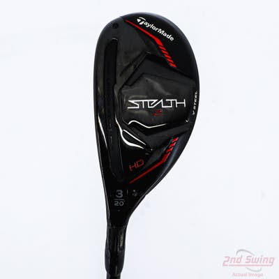 TaylorMade Stealth 2 HD Rescue Hybrid 3 Hybrid 20° Project X HZRDUS Black Gen4 90HY Graphite Stiff Left Handed 39.75in