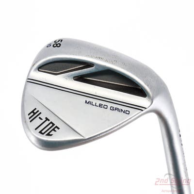 TaylorMade Milled Grind HI-TOE 3 Chrome Wedge Lob LW 58° 10 Deg Bounce FST KBS Hi-Rev 2.0 115 Steel Wedge Flex Right Handed 35.0in