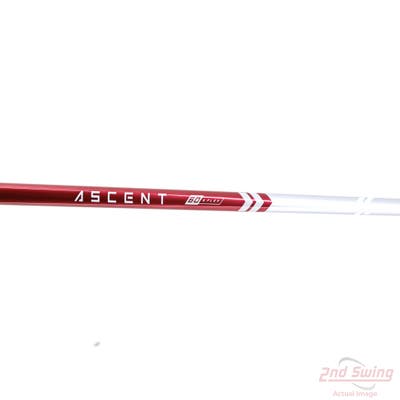 Used W/ TaylorMade RH Adapter Aldila Ascent Red 60 Driver Shaft Stiff 44.75in