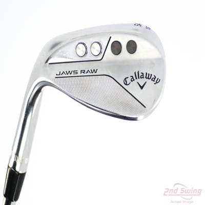 Callaway Jaws Raw Chrome Wedge Sand SW 54° 10 Deg Bounce S Grind Dynamic Gold Spinner TI 115 Steel Wedge Flex Left Handed 35.5in