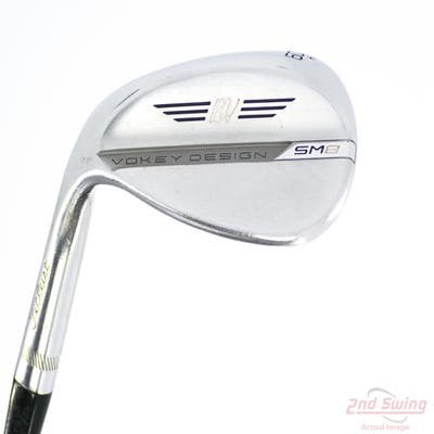Titleist Vokey SM8 Tour Chrome Wedge Lob LW 60° 14 Deg Bounce K Grind Titleist Vokey BV Steel Wedge Flex Left Handed 37.25in