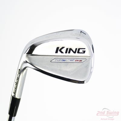 Cobra 2020 KING Forged Tec One Single Iron 7 Iron Project X LZ 6.5 Steel X-Stiff Left Handed 37.75in