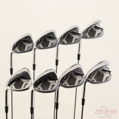 Ping G430 Iron Set 4-PW GW AWT 2.0 Steel Stiff Left Handed Black Dot +1/4"