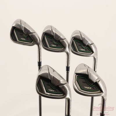 TaylorMade RocketBallz Iron Set 7-PW AW TM RBZ Graphite 65 Graphite Regular Right Handed +1/4"