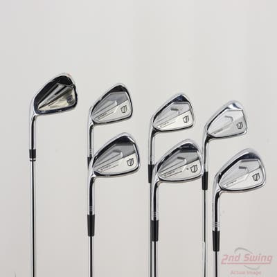 Wilson Staff 2024 Staff Model CB Iron Set 4-PW True Temper Dynamic Gold 120 Steel X-Stiff Left Handed -1 1/4"