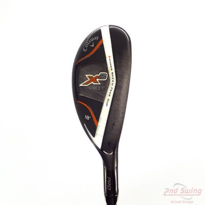 Callaway X2 Hot Pro Hybrid 2 Hybrid 18° Aldila Tour Green 75 Graphite Stiff Right Handed 40.75in