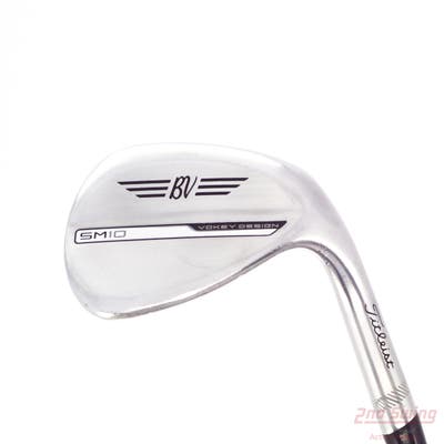 Titleist Vokey SM10 Tour Chrome Wedge Lob LW 58° 10 Deg Bounce S Grind Titleist Vokey BV Steel Wedge Flex Right Handed 35.25in