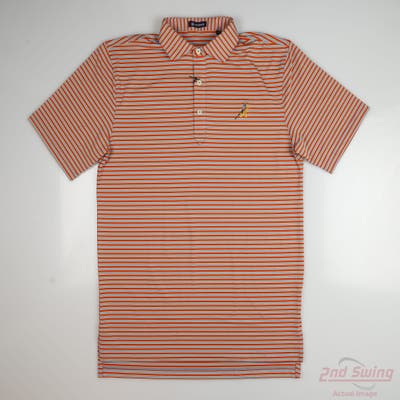 New W/ Logo Mens Turtleson Polo Medium M Multi MSRP $105