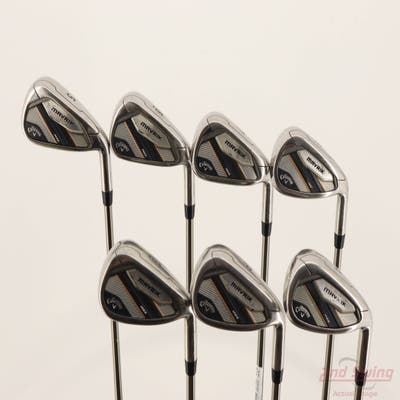Callaway Mavrik Max Iron Set 5-PW AW UST Mamiya Recoil ZT9 F3 Graphite Regular Right Handed STD