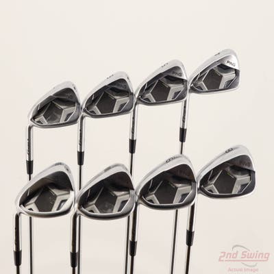 Ping G430 Iron Set 4-PW GW AWT 2.0 Steel Stiff Left Handed Black Dot +1/4"