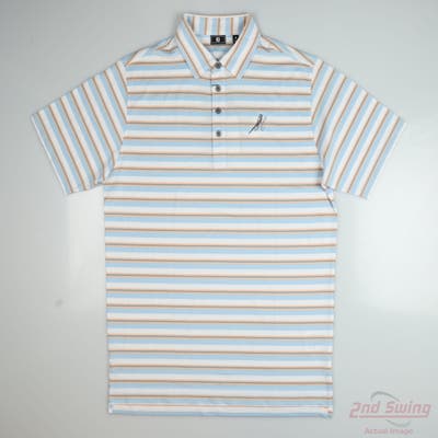 New W/ Logo Mens Footjoy Polo M/L Multi MSRP $84