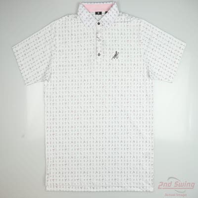 New W/ Logo Mens Footjoy Polo X-Large XL White MSRP $87