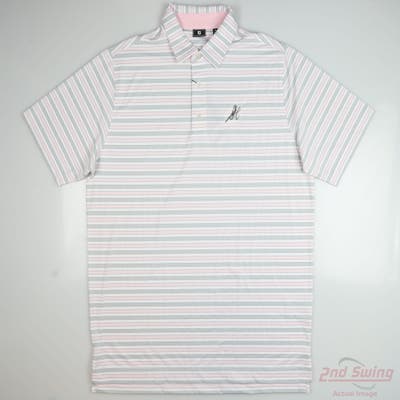New W/ Logo Mens Footjoy Polo X-Large XL Multi MSRP $88