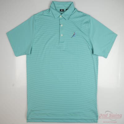 New W/ Logo Mens Footjoy Polo X-Large XL Green MSRP $87