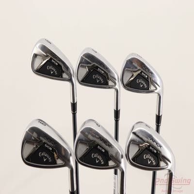 Callaway Apex DCB 21 Iron Set 6-PW AW UST Recoil Dart HB 65 IP Blue Graphite Senior Right Handed STD