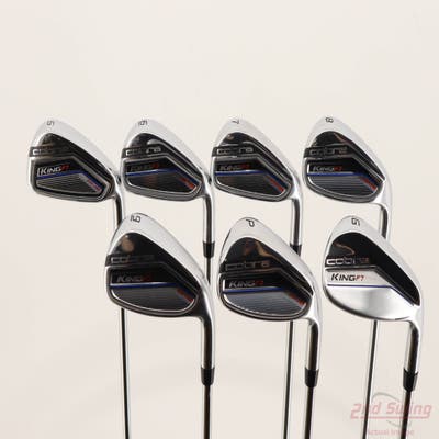 Cobra King F7 One Length Iron Set 5-PW GW Stock Steel Shaft Steel Regular Right Handed -1/4"
