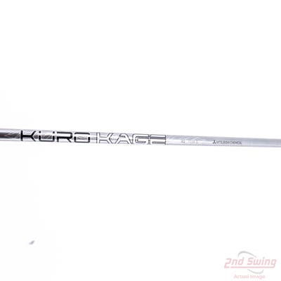 Used W/ Titleist Adapter Mitsubishi Rayon Kuro Kage Silver Dual Core TiNi 45 Fairway Shaft Ladies 40.5in