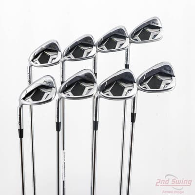 Ping G430 Iron Set 5-PW GW LW AWT 2.0 Steel Stiff Left Handed Black Dot +1/4"