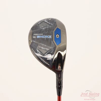 Mint Callaway Paradym Ai Smoke Max Fairway Wood 3 Wood 3W 15° Fujikura Ventus TR Red Velocore 7 Graphite Stiff Right Handed 43.0in