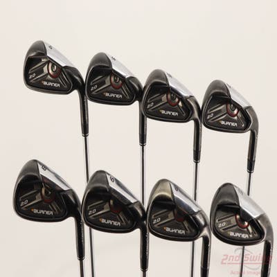 TaylorMade Burner 2.0 Iron Set 4-PW SW TM Burner 2.0 85 Steel Stiff Right Handed +1/2"