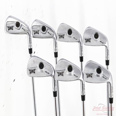 PXG 0317 ST Milled Blades Chrome Iron Set 3-9 Iron KBS Tour 130 Steel X-Stiff Right Handed +1/2"