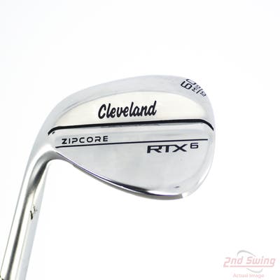 Cleveland RTX 6 ZipCore Tour Satin Wedge Lob LW 60° 10 Deg Bounce Mid Stock Steel Shaft Steel Wedge Flex Left Handed 35.25in