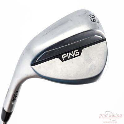 Ping s159 Chrome Wedge Lob LW 60° 10 Deg Bounce S Grind True Temper Dynamic Gold S300 Steel Stiff Left Handed Black Dot 35.5in