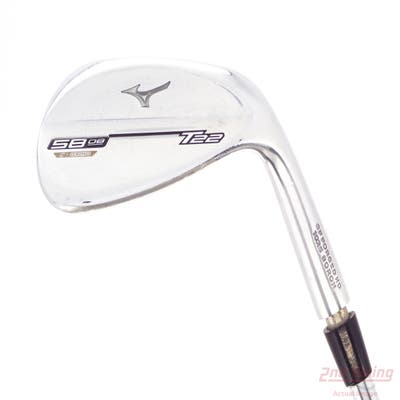 Mizuno T22 Satin Chrome Wedge Lob LW 58° 8 Deg Bounce C Grind Dynamic Gold Tour Issue S400 Steel Stiff Right Handed 35.5in