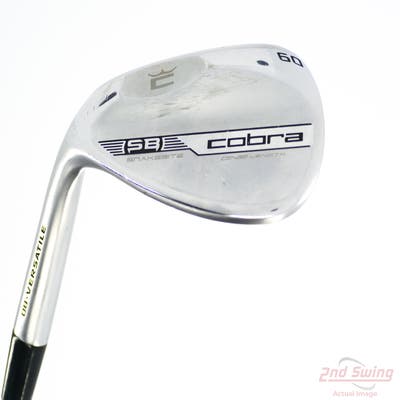 Cobra 2023 KING SB One Length Wedge Lob LW 60° 8 Deg Bounce FST KBS Hi-Rev 2.0 Steel Stiff Left Handed 37.25in