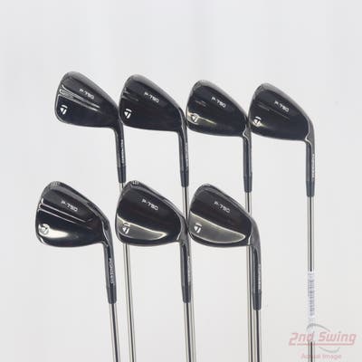 TaylorMade P-790 Black Iron Set 4-PW UST Mamiya Recoil ESX 480 Graphite Stiff Right Handed +1"