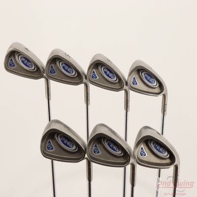 Ping G5 Iron Set 4-PW Stock Steel Shaft Steel Stiff Right Handed Orange Dot +1/2"