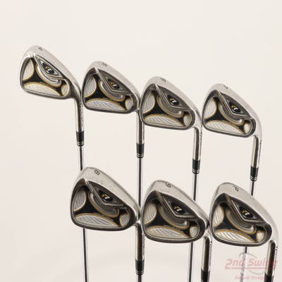 TaylorMade R7 Iron Set 4-PW TM T-Step 90 Steel Regular Right Handed +1"
