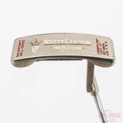 Titleist Scotty Cameron Pro Platinum Newport Putter Steel Right Handed 35.0in