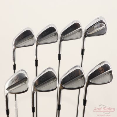 Titleist 2023 T150/T200 Combo Iron Set 4-PW AW Project X Rifle 6.5 Steel X-Stiff Left Handed +1/2"
