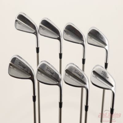 Titleist 2023 T100 Iron Set 4-PW AW Aerotech SteelFiber i95cw Graphite Stiff Right Handed +1/4"