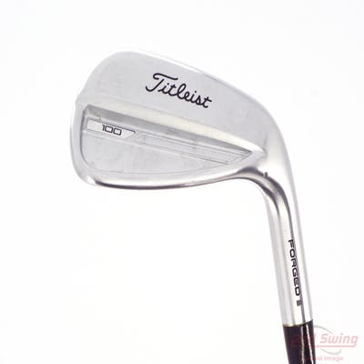 Titleist 2023 T100 Single Iron Pitching Wedge PW 46° FST KBS $-Taper Black Steel Stiff Right Handed 35.5in