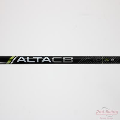 Used W/ Ping RH Adapter Ping ALTA CB 70 Black 70g Hybrid Shaft Senior 38.5in