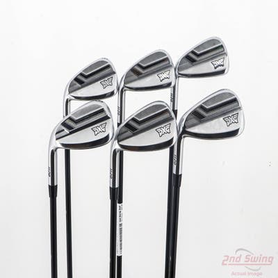PXG 0211 XCOR2 Chrome Iron Set 6-PW GW Mitsubishi MMT 70 Graphite Regular Left Handed +3/4"