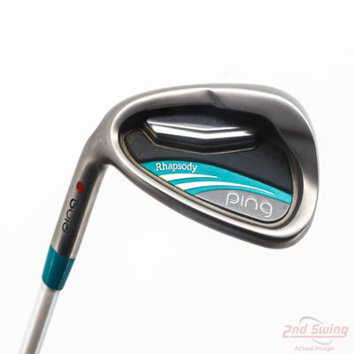 Ping 2015 Rhapsody Single Iron Pitching Wedge PW Ping ULT 220 Lite Graphite Ladies Left Handed Red dot 35.5in