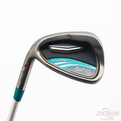 Ping 2015 Rhapsody Single Iron 9 Iron Ping ULT 220 Lite Graphite Ladies Left Handed Red dot 36.25in