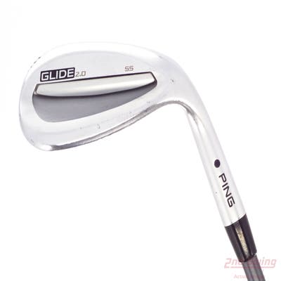 Ping Glide 2.0 Wedge Lob LW 58° 10 Deg Bounce Ping CFS Graphite Stiff Right Handed Black Dot 35.0in