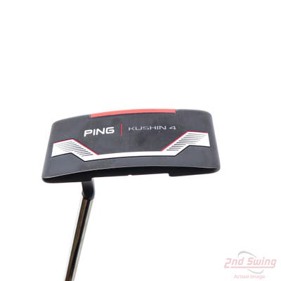 Ping 2021 Kushin 4 Putter Strong Arc Steel Left Handed Black Dot 35.0in