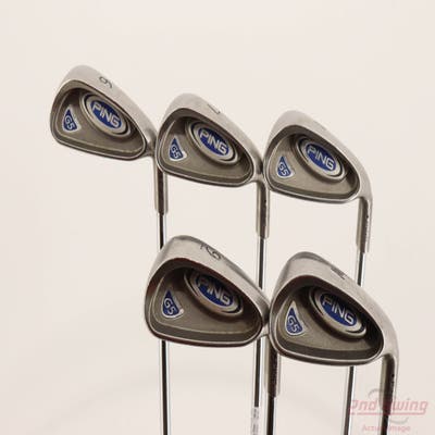 Ping G5 Iron Set 6-PW Stock Steel Shaft Steel Stiff Right Handed Black Dot STD