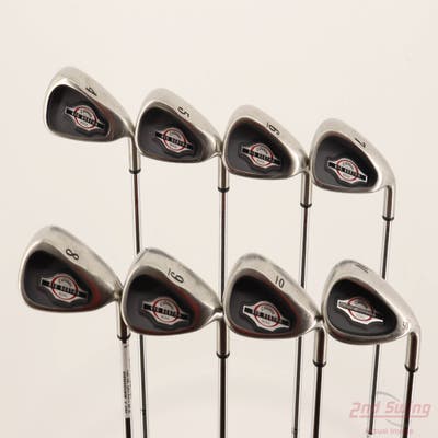 Callaway 2002 Big Bertha Iron Set 4-PW AW Callaway Big Bertha Steel Steel Uniflex Right Handed +1/2"