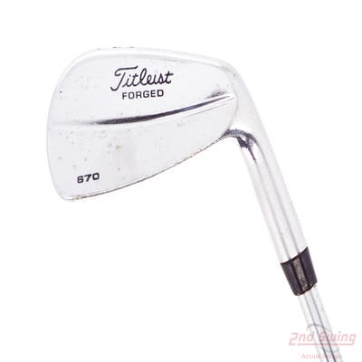 Titleist 670 Forged Single Iron 8 Iron Stock Steel Shaft Steel Stiff Right Handed 37.0in